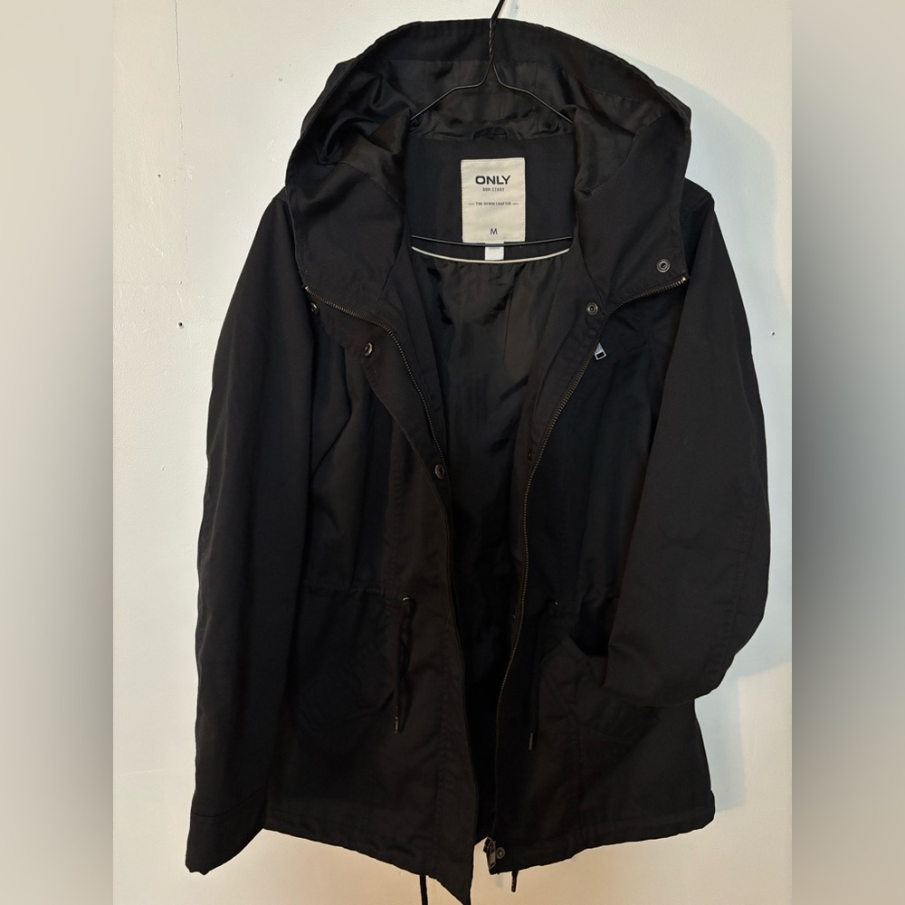 ONLY Black Hooded Jacket